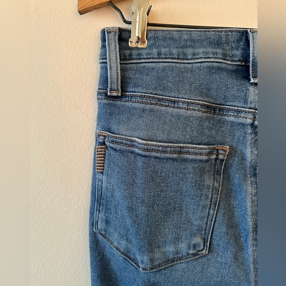 PAIGE Vintage Denim, Cindy Straight Leg Destroyed Hem Jean, Mel Wash, Size 26 - Picture 5 of 11
